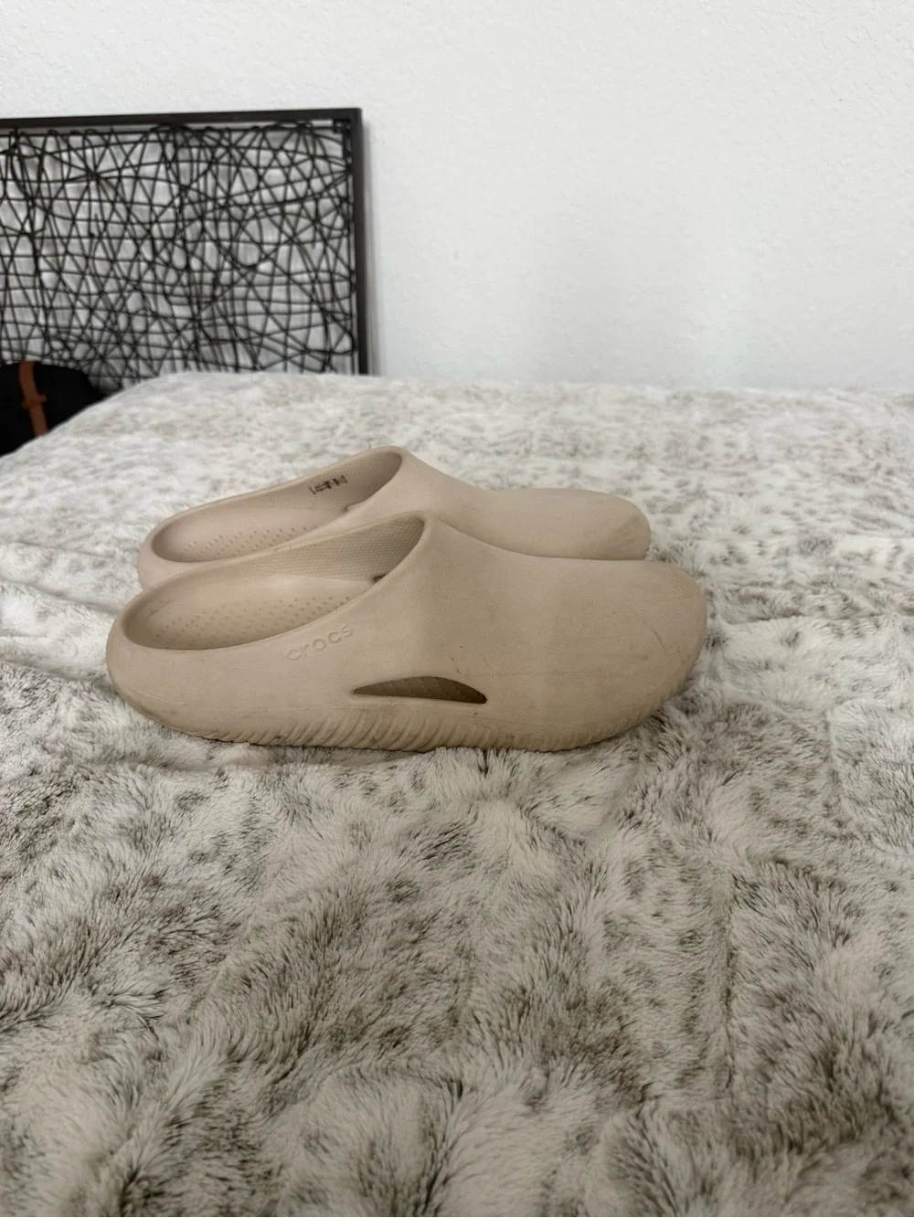CROCS Slip-On Clog Mule in Beige Taupe